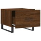 vidaXL Τραπεζάκια Σαλονιού 2 τεμ Brown Oak 50x50x40 εκ Επεξ. Ξύλο