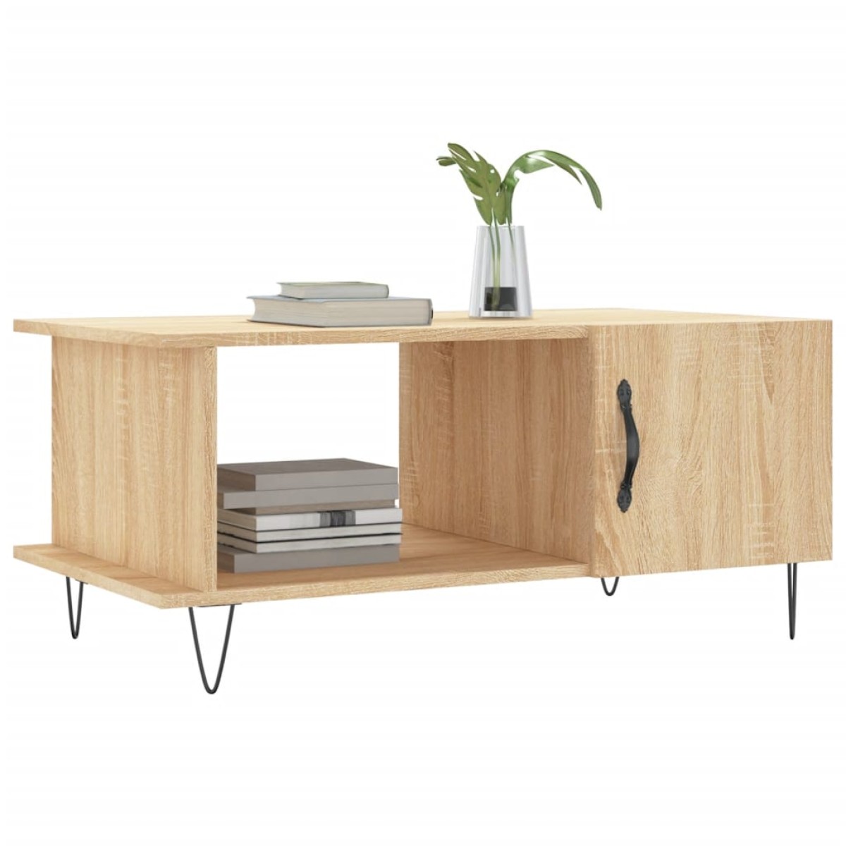 vidaXL Τραπεζάκι Σαλονιού Sonoma Δρυς 90x50x40 εκ. Επεξεργασμένο Ξύλο