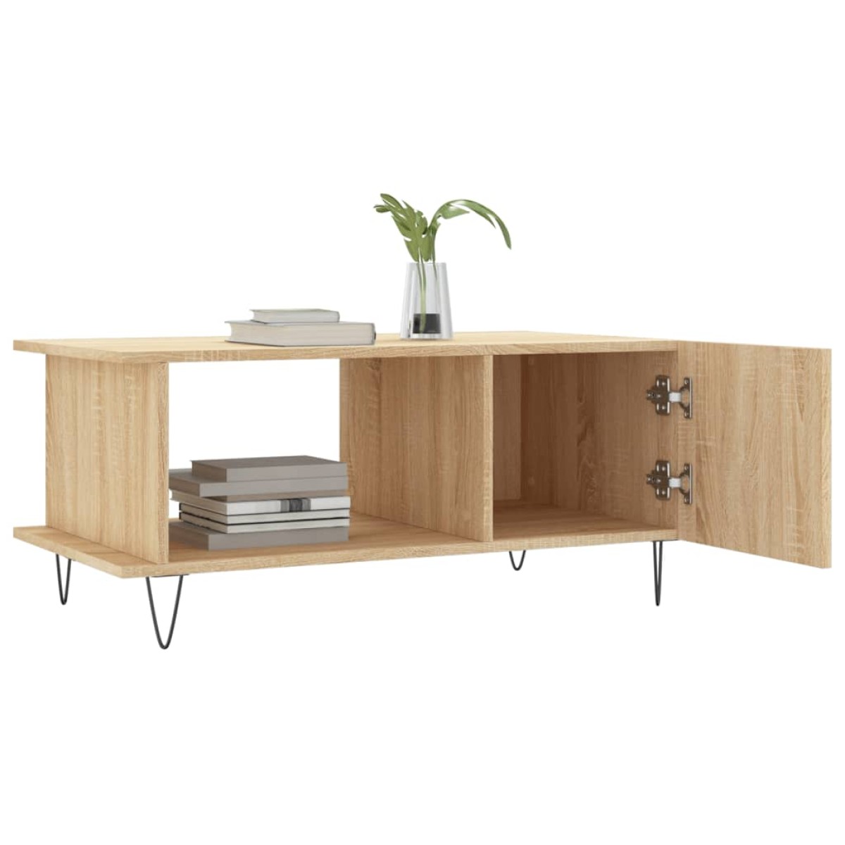 vidaXL Τραπεζάκι Σαλονιού Sonoma Δρυς 90x50x40 εκ. Επεξεργασμένο Ξύλο