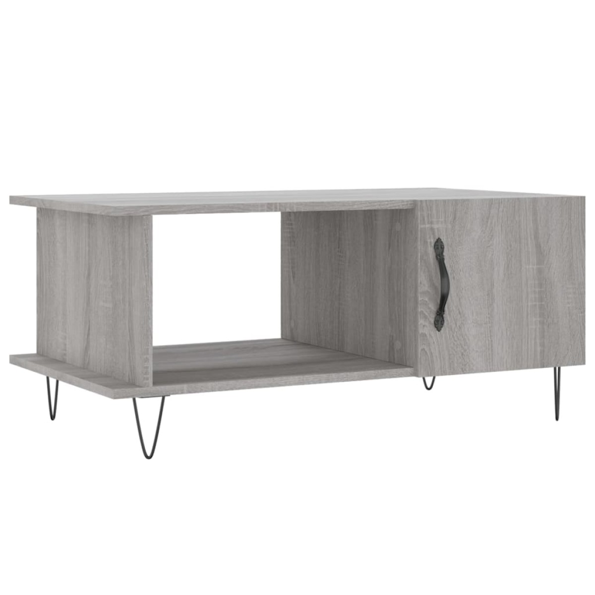 vidaXL Τραπεζάκι Σαλονιού Γκρι Sonoma 90x50x40 εκ. Επεξεργασμένο Ξύλο