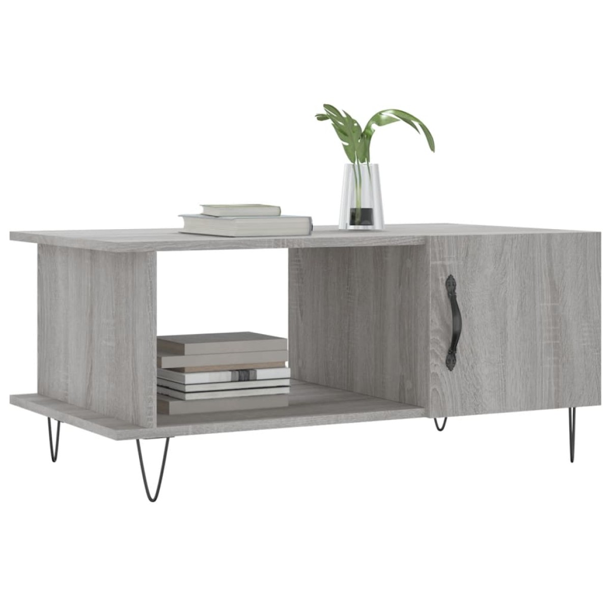 vidaXL Τραπεζάκι Σαλονιού Γκρι Sonoma 90x50x40 εκ. Επεξεργασμένο Ξύλο
