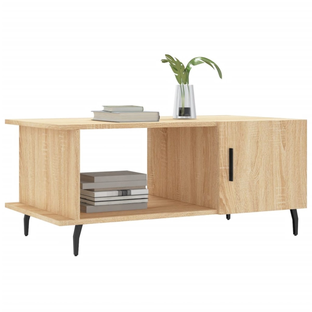 vidaXL Τραπεζάκι Σαλονιού Sonoma Δρυς 90x50x40 εκ. Επεξεργασμένο Ξύλο