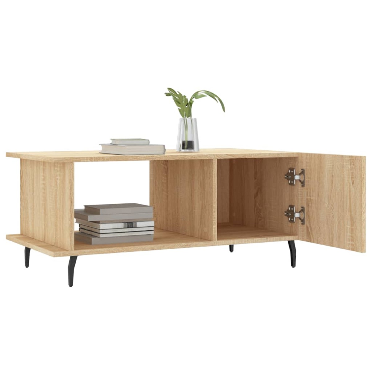 vidaXL Τραπεζάκι Σαλονιού Sonoma Δρυς 90x50x40 εκ. Επεξεργασμένο Ξύλο