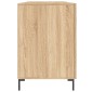 vidaXL Γραφείο Sonoma Δρυς 140 x 50 x 75 εκ. από Επεξεργασμένο Ξύλο