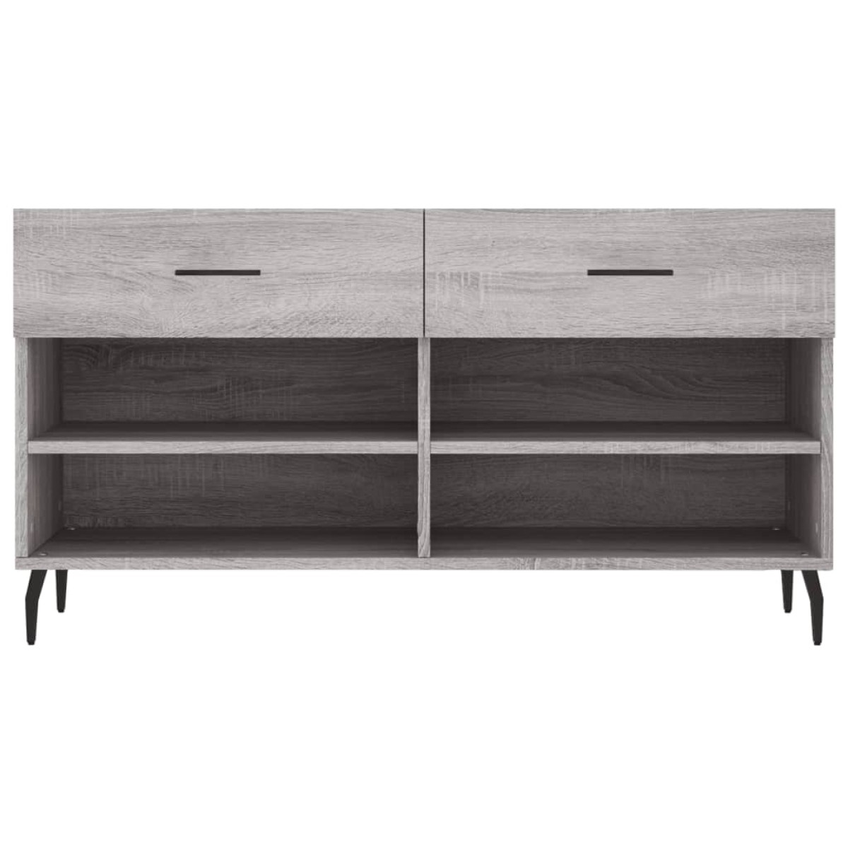 vidaXL Παπουτσοθήκη Γκρι Sonoma 102x35x55 εκ. από Επεξεργασμένο Ξύλο
