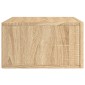 vidaXL Κομοδίνα Επιτοίχια Sonoma Δρυς 35 x 35 x 20 εκ.