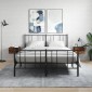 vidaXL Κομοδίνα Επιτοίχια 2 τεμ. Καπνιστή Δρυς 35x35x20 εκ.