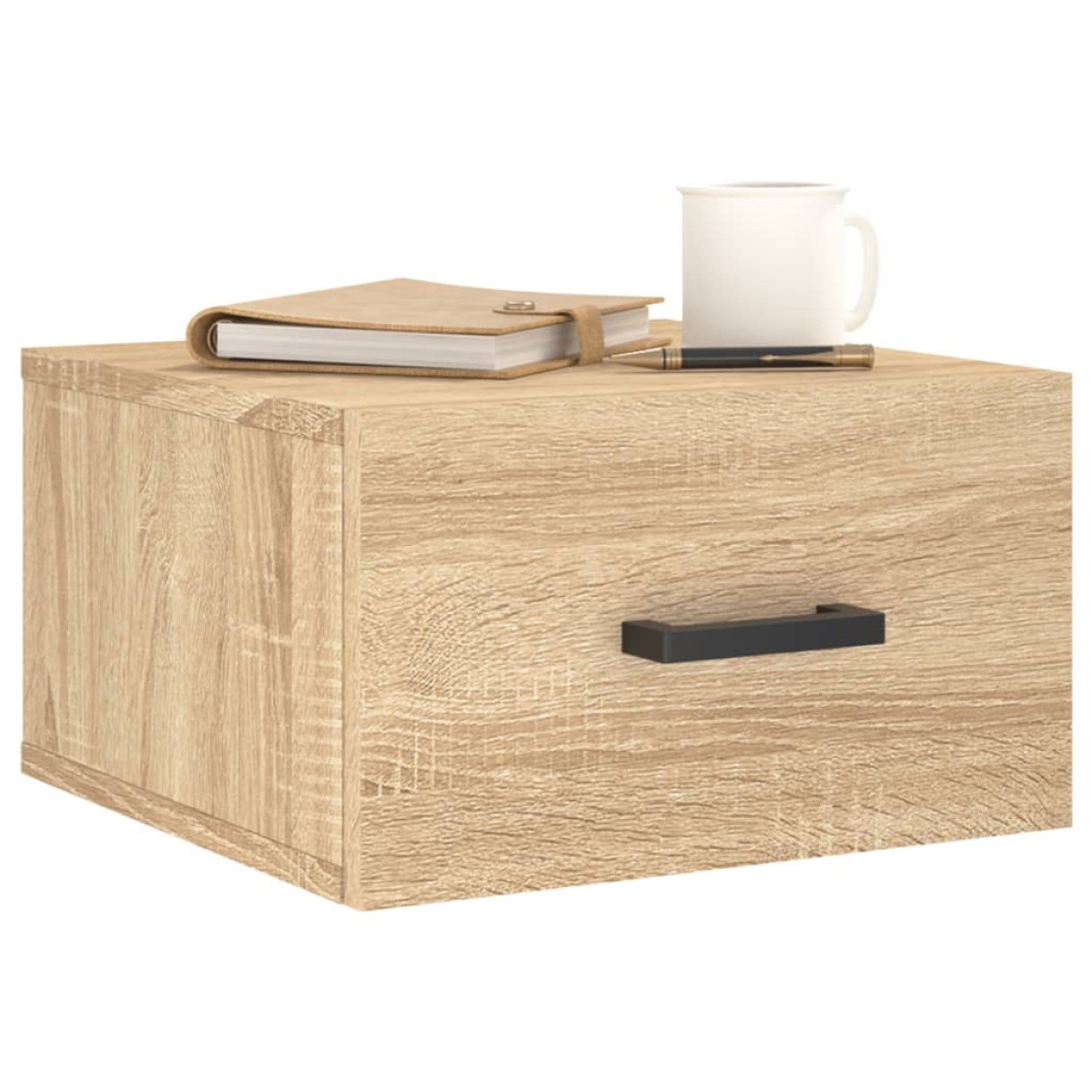 vidaXL Κομοδίνα Επιτοίχια Sonoma Δρυς 35 x 35 x 20 εκ.