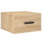 vidaXL Κομοδίνα Επιτοίχια Sonoma Δρυς 35 x 35 x 20 εκ.