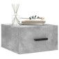 vidaXL Κομοδίνο Επιτοίχιο Γκρι Σκυροδέματος 35 x 35 x 20 εκ.