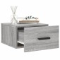 vidaXL Κομοδίνα Επιτοίχια Γκρι Sonoma 35 x 35 x 20 εκ.