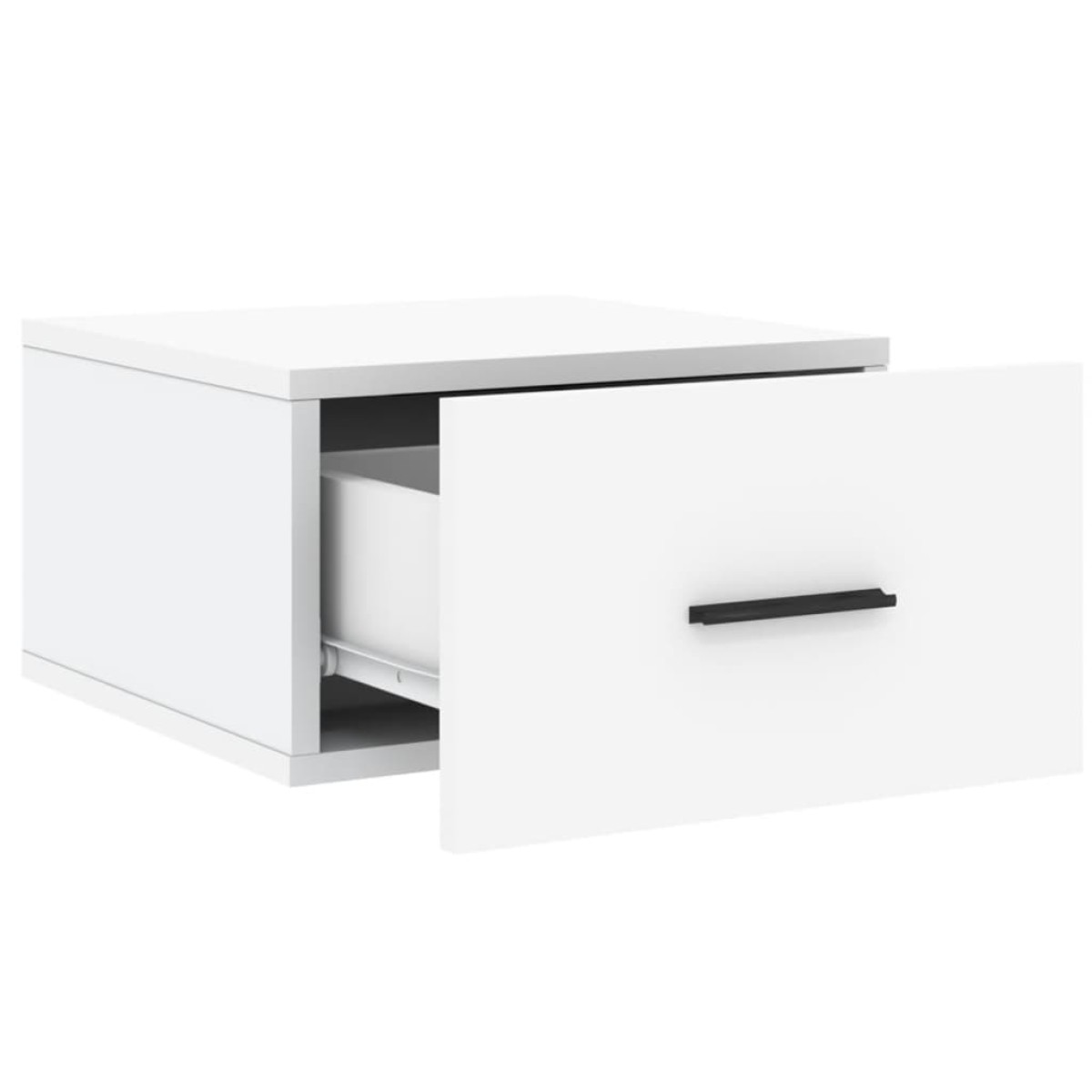 vidaXL Κομοδίνα Επιτοίχια 2 τεμ. Λευκά 35x35x20 εκ.