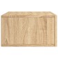 vidaXL Κομοδίνα Επιτοίχια Sonoma Δρυς 35 x 35 x 20 εκ.