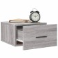 vidaXL Κομοδίνα Επιτοίχια Γκρι Sonoma 35 x 35 x 20 εκ.