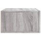 vidaXL Κομοδίνα Επιτοίχια Γκρι Sonoma 35 x 35 x 20 εκ.