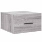 vidaXL Κομοδίνα Επιτοίχια 2 τεμ. Γκρι Sonoma 35 x 35 x 20 εκ.