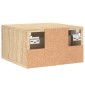 vidaXL Κομοδίνα Επιτοίχια Sonoma Δρυς 35 x 35 x 20 εκ.