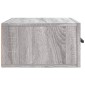 vidaXL Κομοδίνα Επιτοίχια Γκρι Sonoma 35 x 35 x 20 εκ.