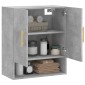vidaXL Ντουλάπι Τοίχου Γκρι Σκυρ. 60x31x70 εκ. Επεξεργασμένο Ξύλο