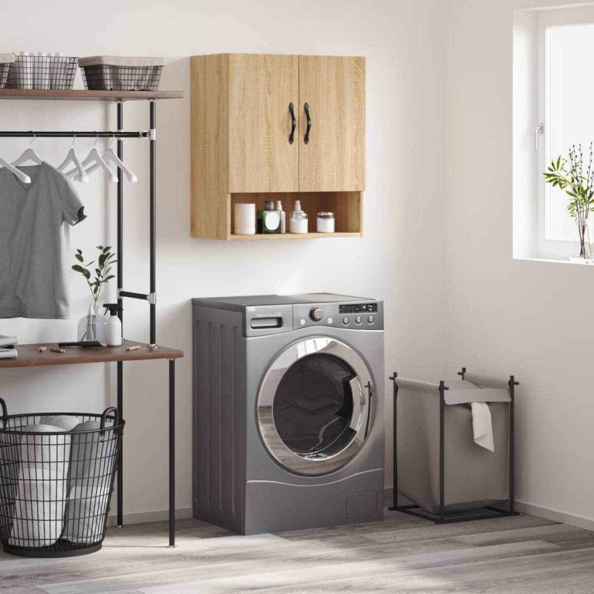 vidaXL Ντουλάπι Τοίχου Sonoma Δρυς 60 x 31 x 70 εκ. Επεξεργασμένο Ξύλο
