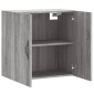 vidaXL Ντουλάπι Τοίχου Γκρι Sonoma 60x31x60 εκ. από Επεξεργασμένο Ξύλο