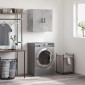 vidaXL Ντουλάπι Τοίχου Γκρι Σκυροδέματος 60x31x60 εκ. Επεξεργ. Ξύλο