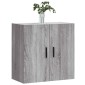 vidaXL Ντουλάπι Τοίχου Γκρι Sonoma 60x31x60 εκ. από Επεξεργασμένο Ξύλο
