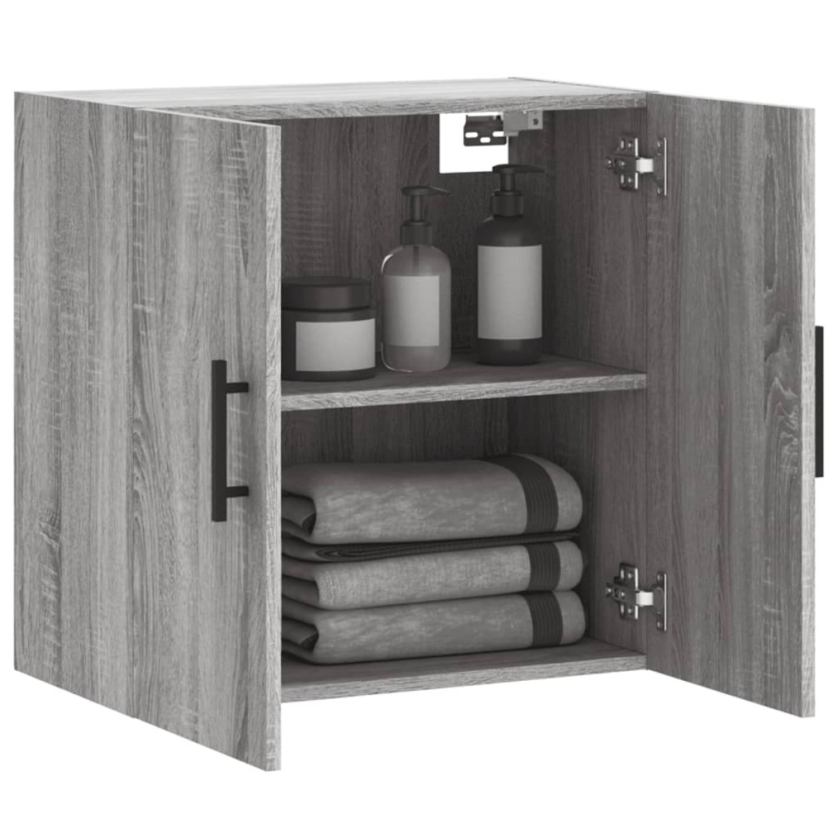 vidaXL Ντουλάπι Τοίχου Γκρι Sonoma 60x31x60 εκ. από Επεξεργασμένο Ξύλο