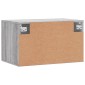 vidaXL Ντουλάπι Τοίχου Γκρι Sonoma 60x36,5x35 εκ. Επεξεργασμένο Ξύλο