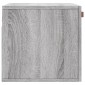vidaXL Ντουλάπι Τοίχου Γκρι Sonoma 60x36,5x35 εκ. Επεξεργασμένο Ξύλο