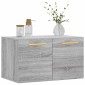 vidaXL Ντουλάπι Τοίχου Γκρι Sonoma 60x36,5x35 εκ. Επεξεργασμένο Ξύλο