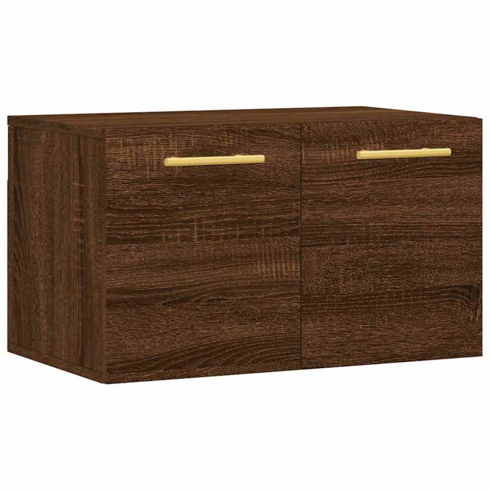 vidaXL Ντουλάπι Τοίχου Καφέ Δρυς 60x36,5x35 εκ. Επεξεργασμένο Ξύλο