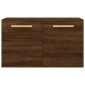 vidaXL Ντουλάπι Τοίχου Καφέ Δρυς 60x36,5x35 εκ. Επεξεργασμένο Ξύλο