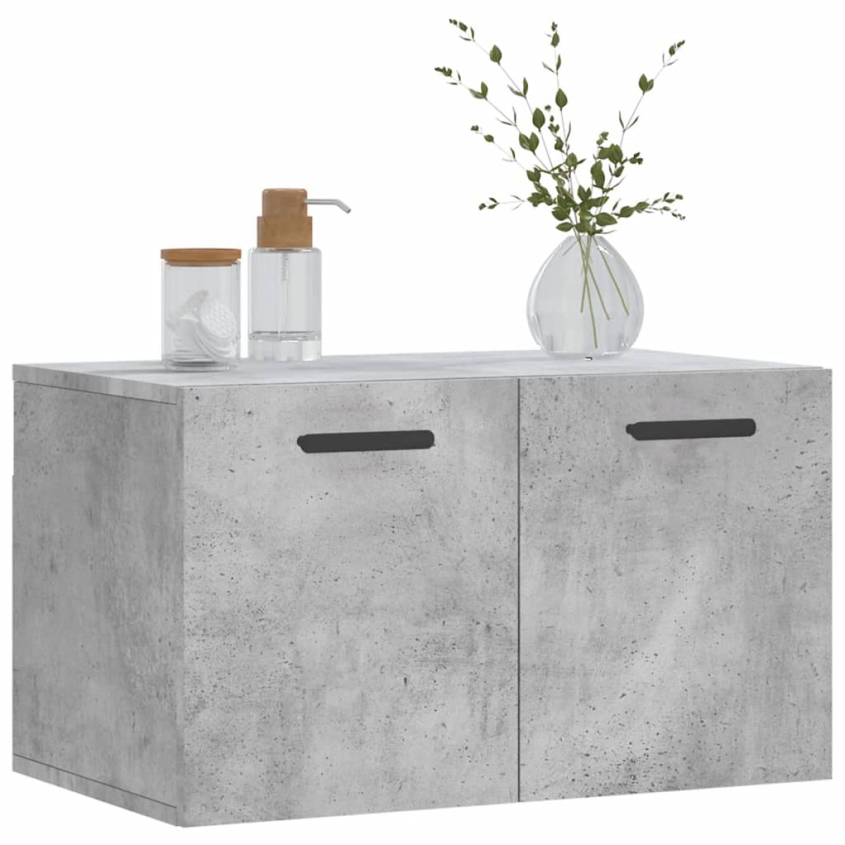 vidaXL Ντουλάπι Τοίχου Γκρι Σκυρ. 60x36,5x35 εκ. Επεξεργασμένο Ξύλο