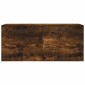 vidaXL Ντουλάπι Τοίχου Καπνιστή Δρυς 80x36,5x35 εκ. Επεξεργασμένο Ξύλο