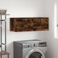 vidaXL Ντουλάπι Τοίχου Καπνιστή δρυς 100x36,5x35εκ. Επεξεργασμένο Ξύλο