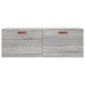 vidaXL Ντουλάπι Τοίχου Γκρι Sonoma 100x36,5x35 εκ. Επεξεργασμένο Ξύλο