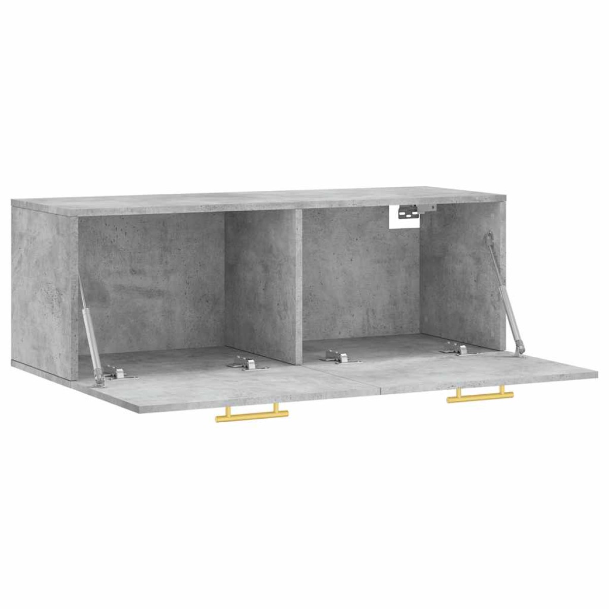 vidaXL Ντουλάπι Τοίχου Γκρι Σκυρ. 100x36,5x35 εκ. Επεξεργασμένο Ξύλο