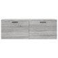 vidaXL Ντουλάπι Τοίχου Γκρι Sonoma 100x36,5x35 εκ. Επεξεργασμένο Ξύλο