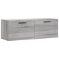 vidaXL Ντουλάπι Τοίχου Γκρι Sonoma 100x36,5x35 εκ. Επεξεργασμένο Ξύλο