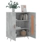 vidaXL Ντουλάπι Γκρι Σκυροδέματος 69,5x34x90 εκ. Επεξεργασμένο Ξύλο