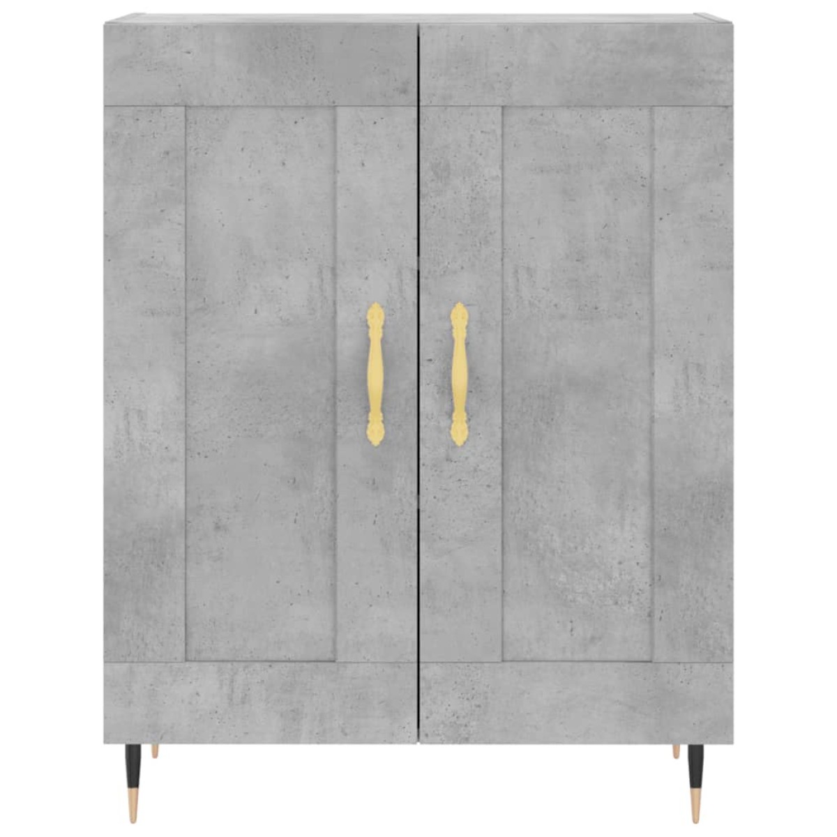 vidaXL Ντουλάπι Γκρι Σκυροδέματος 69,5x34x90 εκ. Επεξεργασμένο Ξύλο