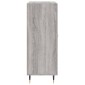 vidaXL Ντουλάπι Γκρι Sonoma 69,5 x 34 x 90 εκ. από Επεξεργασμένο Ξύλο
