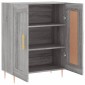 vidaXL Ντουλάπι Γκρι Sonoma 69,5 x 34 x 90 εκ. από Επεξεργασμένο Ξύλο