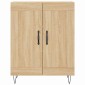 vidaXL Ντουλάπι Sonoma Δρυς 69,5 x 34 x 90 εκ. από Επεξεργασμένο Ξύλο