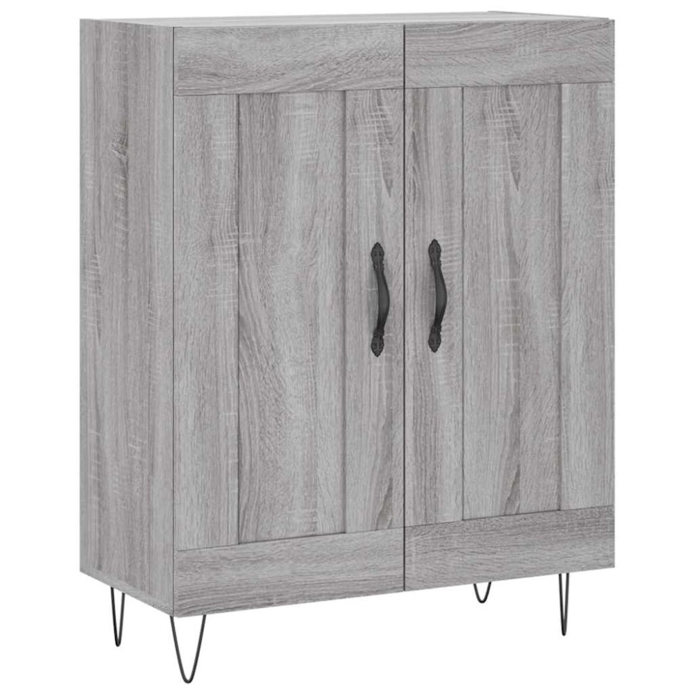 vidaXL Ντουλάπι Γκρι Sonoma 69,5 x 34 x 90 εκ. από Επεξεργασμένο Ξύλο