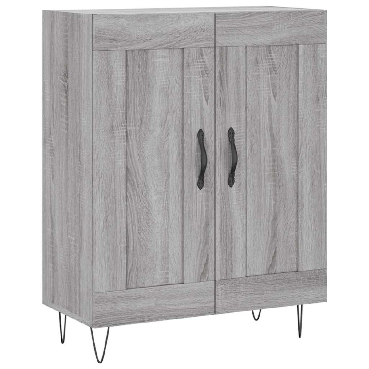 vidaXL Ντουλάπι Γκρι Sonoma 69,5 x 34 x 90 εκ. από Επεξεργασμένο Ξύλο