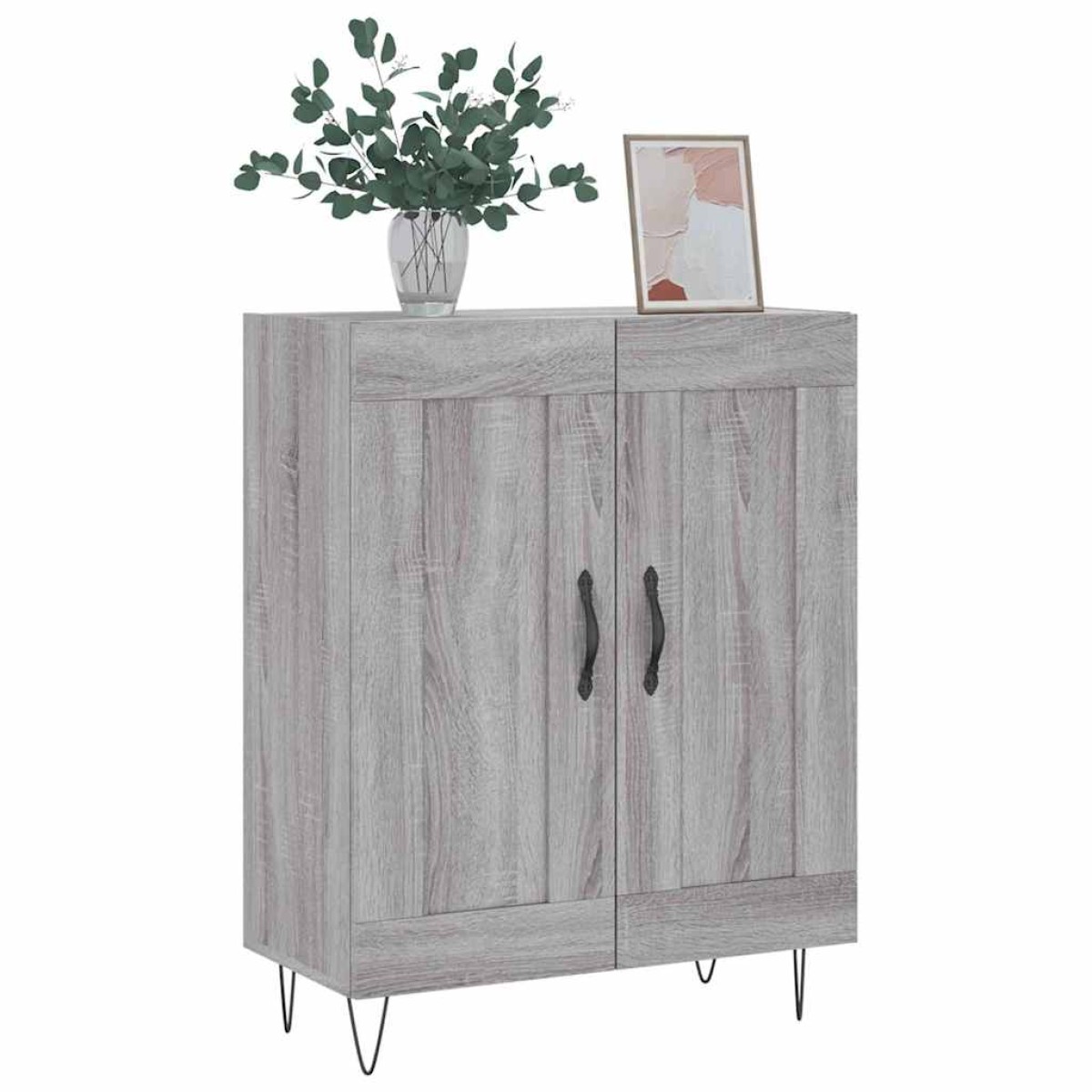 vidaXL Ντουλάπι Γκρι Sonoma 69,5 x 34 x 90 εκ. από Επεξεργασμένο Ξύλο
