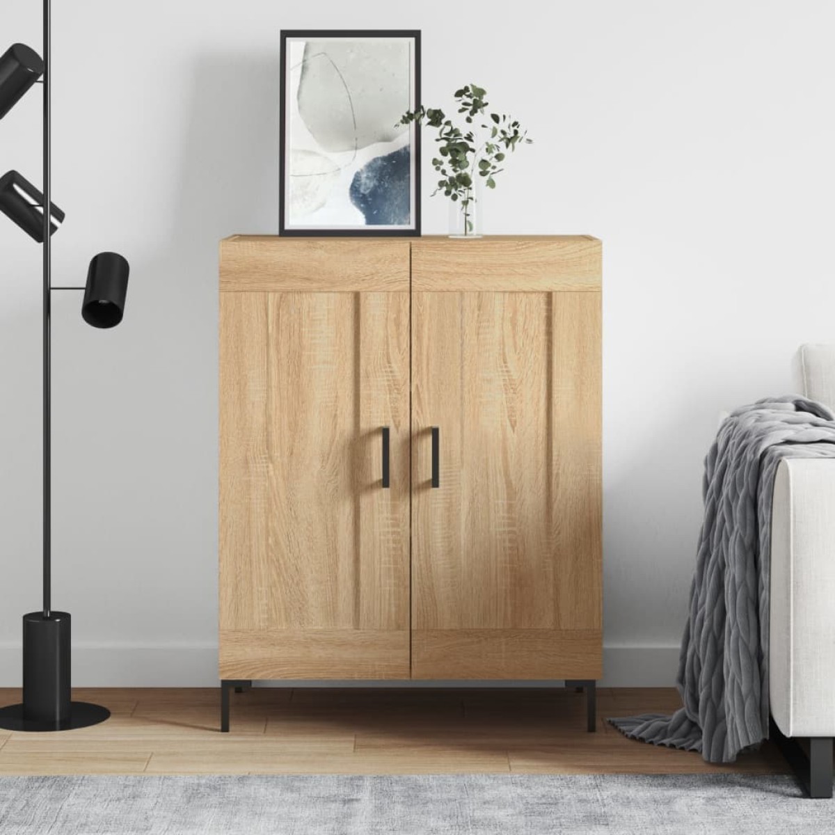 vidaXL Ντουλάπι Sonoma Δρυς 69,5 x 34 x 90 εκ. από Επεξεργασμένο Ξύλο
