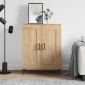 vidaXL Ντουλάπι Sonoma Δρυς 69,5 x 34 x 90 εκ. από Επεξεργασμένο Ξύλο